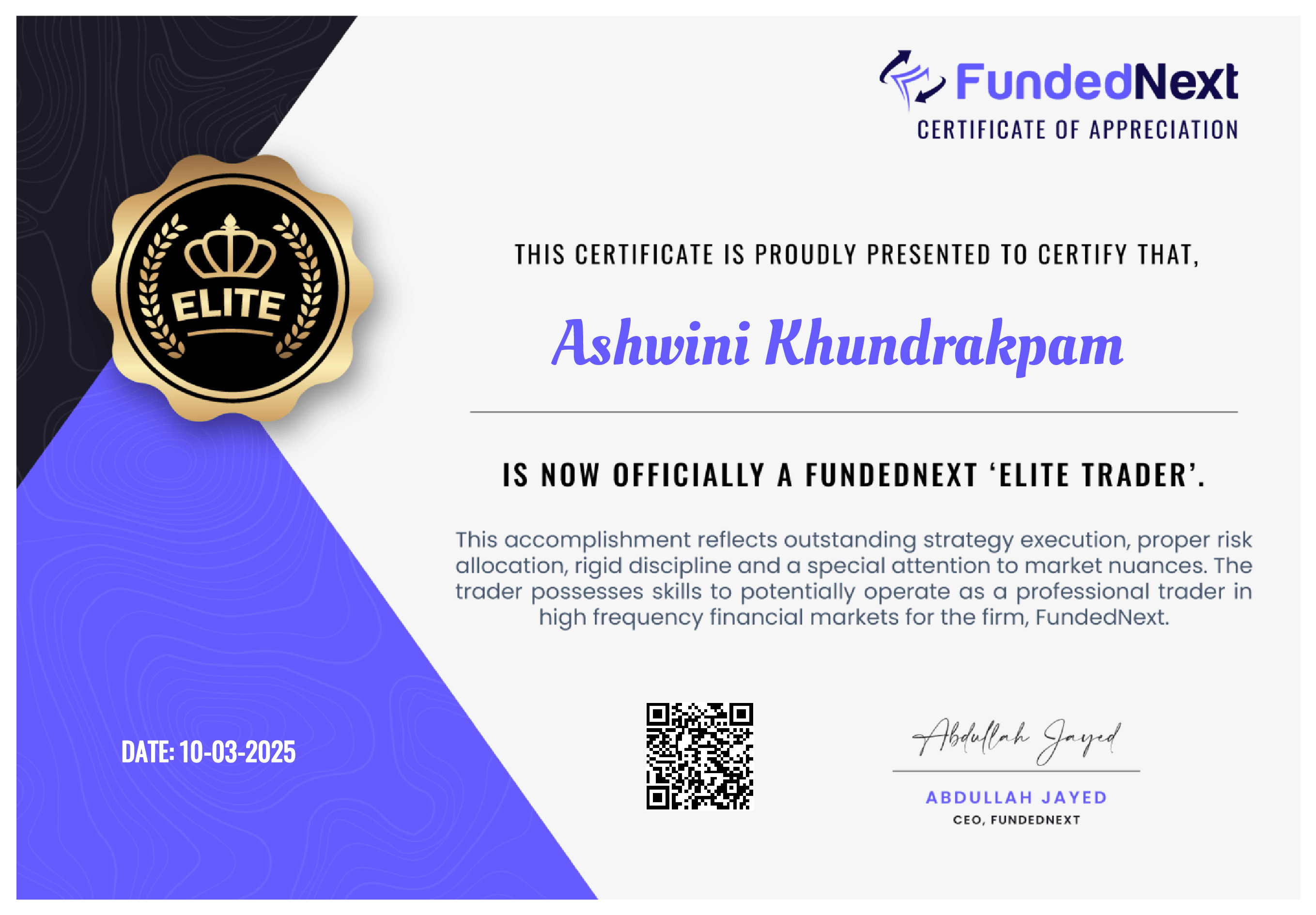 Ashwini khundrakpam